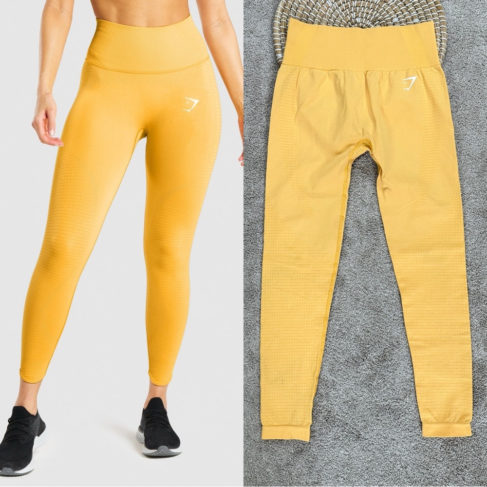 Gymshark Vibrant Yellow Leggings